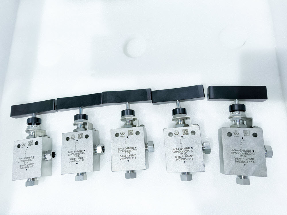 3/8"MP高壓角通氫能截止閥JVA4-D4MBB,氫能閥生產廠家